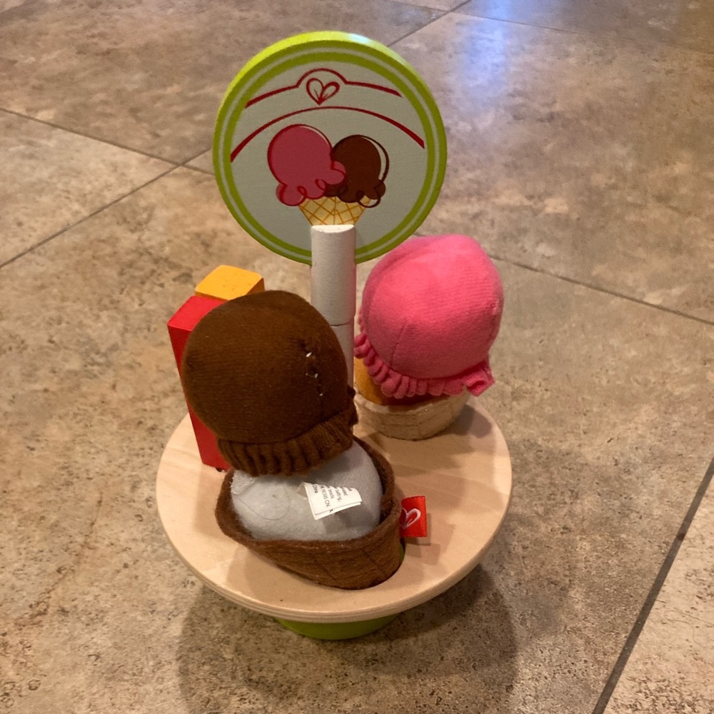 Hape Toys Wooden and Felt Ice Cream Pretend Play